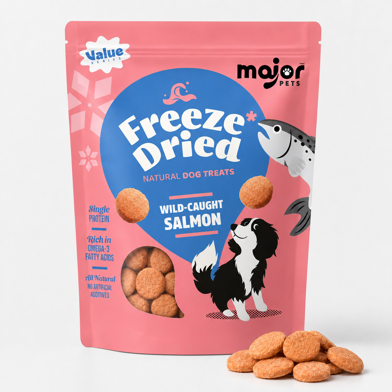 Freeze-Dried Salmon Dog Treats
