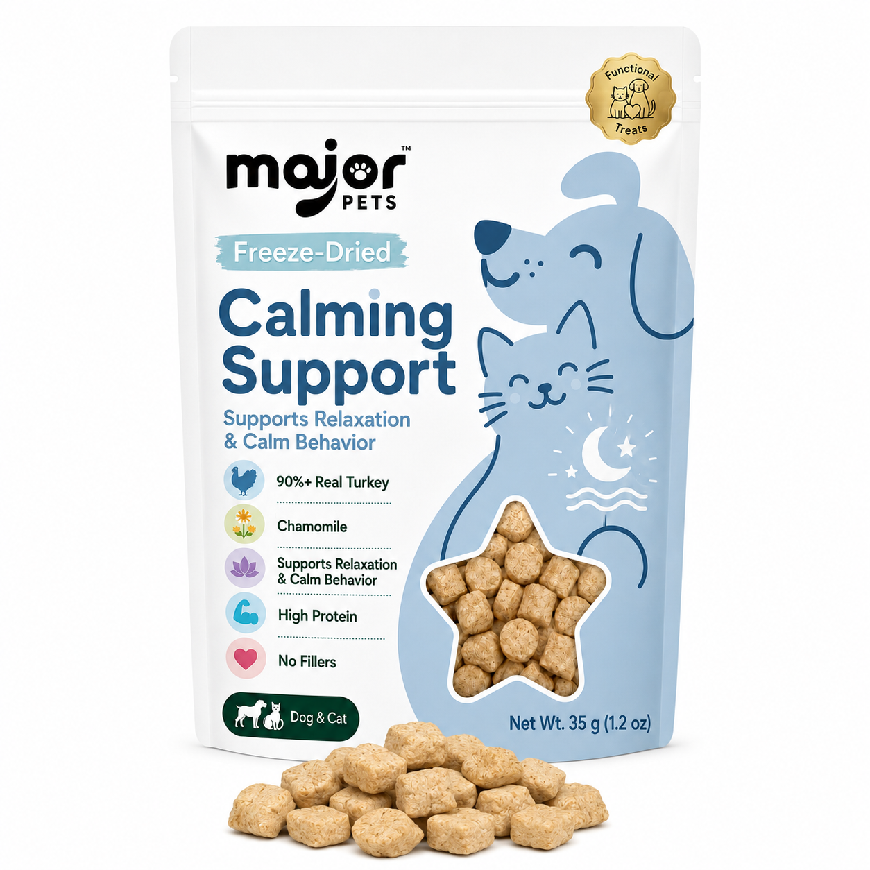 Freeze-Dried Calming Support Dog & Cat Treats